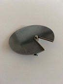 ハンセン ブローチ オキシダイズド スターリング シルバー ダイヤモンド