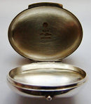 Hans Hansen Karl Gustav Hansen Pill Box in Sterling Silver