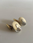 Hans Hansen Cufflinks in Gilded Silver