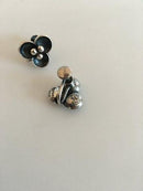 Hans Hansen Øreskruer No 408 i Sterling Sølv designet af Karl Gustav Hansen