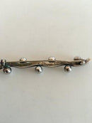 Hans Hansen Sterling Silver Brooch designed by Karl Gustav Hansen