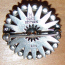 Hans Hansen Sterling Sølv Broche No 106 Karl Gustav Hansen