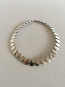 Hans Hansen Sterling Sølv Hjertehalskæde