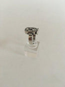 Hans Hansen Sterling Sølv Ring Med Egyptisk Motiv Maat