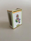 Herend Queen Victoria Green Tændstikæskeholder