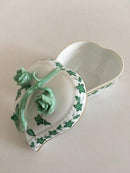 Herend Ungarsk Chinese Bouquet / Grandida Tupini Roma Grøn Sukkerskål