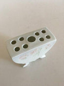 Heubach Art Nouveau Flerhullet Vase dekoreret med Roser