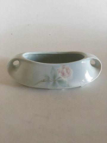 Heubach Art Nouveau Oval Blomster Bassin Vase