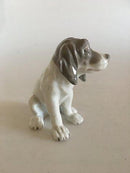 Heubach Porcelæn Figur af Hund