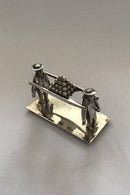 Hollandsk Sølv Dekoration af Ostebærere