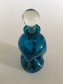 Holmegaard / Kastrup Glasværk Kluk Kluk Karaffel i Blåt Glas