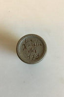 Holmegaard Miniature Stoneware Vase. Signed