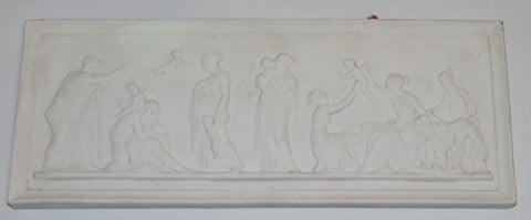 Kgl. Porcelæn Biscuit Platte Kærlighedens Aldre nr. 115