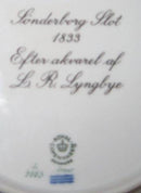 Royal Copenhagen Flora Danica Topografical motif No 3553