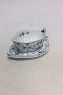 Kgl. Porcelæn Musselmalet Riflet Sovseskål No 204