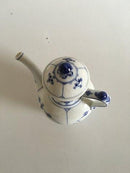 Kgl. Porcelæn Musselmalet Riflet Stor Kaffekande No 48