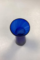 Cobalt blue Hyacinth Vase Holmegaard / Kastrup / Fyens Glasværk