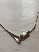 Lapponia Finland Sterling Sølv Halskæde med vedhæng af Kunster MB