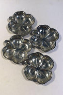 Lenox Silver Inc纽约市纯银火四叶草形碗4件套