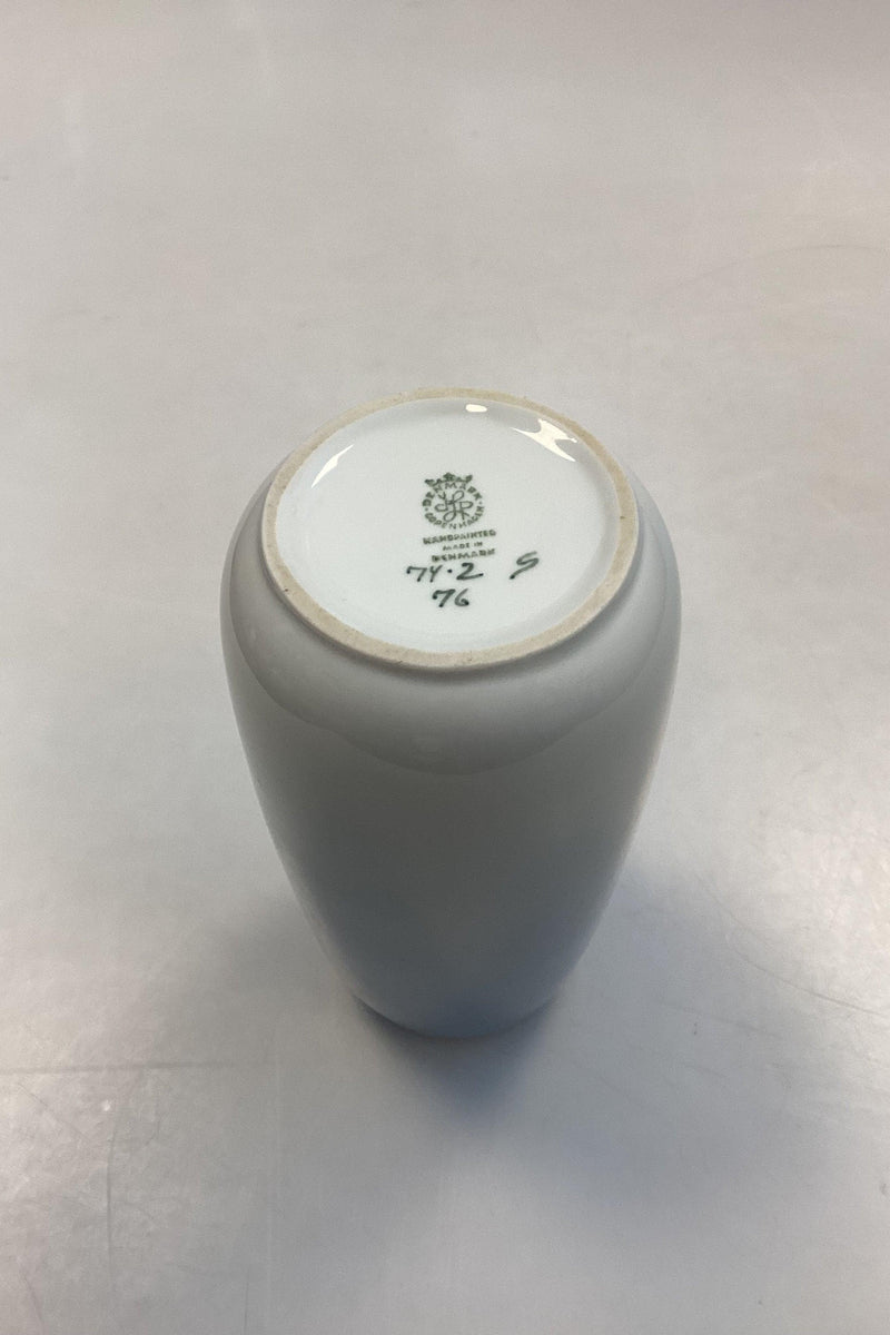Lyngby Porcelæn Vase med Bondegård No. 74-2/76