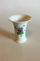 Meissen Vase Hvid med blomsterdekoration
