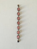 N.E. From Sterling Silber Armband mit rosa Quarz
