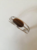 N.E.From Sterling Sølv Armbånd med tigerøje