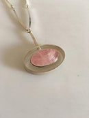 N.E. From Sterling Sølv Halskæde med Rosa Quartz