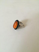 N.E. From Sterlng Sølv Ring med Rav