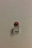 Niels Erik From Sterling Sølv Ring med Rosa Agat