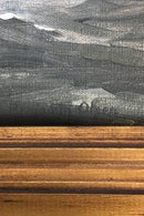 Olie på lærred Marinemotiv af Christian Benjamin Olsen