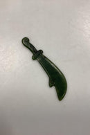 Orientalsk Brevkniv i Jade