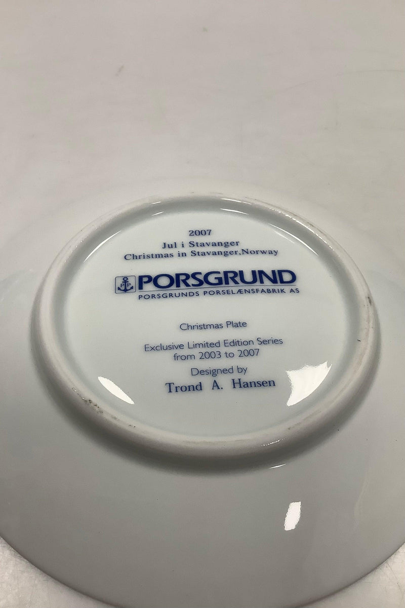 Porsgrund Norway Juleplatte 2007