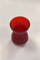 Rødt Hyacintglas Holmegaard / Kastrup / Fyens Glasværk