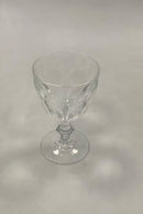 Red wine glass French with knob