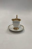 Rosenthal Mocha and saucer with gold