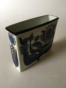 Royal Copenhagen Earthenware Vase with Blue Pattern No. 435/2942