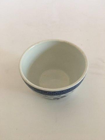 Royal Copenhagen / Aluminia Blå Tranquebar Sukkerskål uden låg No. 953