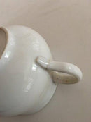 Royal Copenhagen Antik Bouillon Kop med Låg og Håndmalet Blomsterdekoration 1820-1850