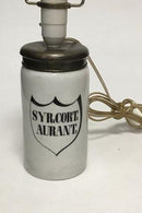 Royal Copenhagen Apothekergefäß, das in eine Lampe umgewandelt wurde.