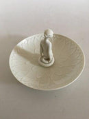 Royal Copenhagen Arno Malinowski Dish with figurine of a Girl No 12481