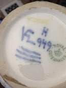 Royal Copenhagen Art Nouveau Krystal Glasur Vase i Grøn af Valdemar Engelhardt