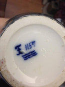 Royal Copenhagen Jugendstil-Vase aus Kristallglasur in Schwarz von Ludvigsen