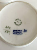 Royal Copenhagen Art Nouveau Lågskål med fugl No 600/587