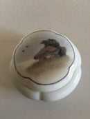 Royal Copenhagen Art Nouveau Lågskål No 2580/1325 med Gravhøj Motiv