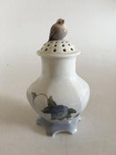 Royal Copenhagen Jugendstil-Ozonlampe mit Vogel Nr. 790/2435