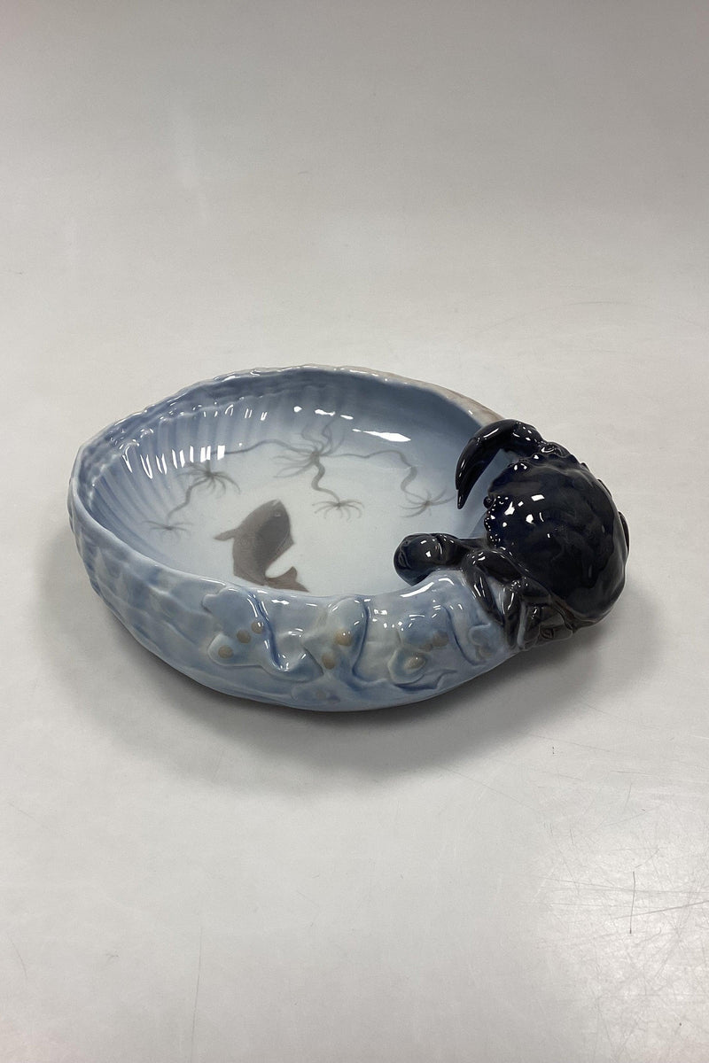 Royal Copenhagen Art Nouveau Skål med Krabbe No. 2465