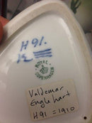 Royal Copenhagen Art Nouveau Skål med Mus og hvid krystal glasur af Valdemar Engelhart