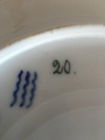 Royal Copenhagen Art Nouveau Plate with fish border