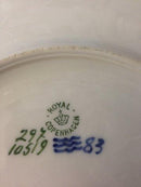 Royal Copenhagen Art Nouveau Tallerkener med Blomster. Spisetallerkener No 10519